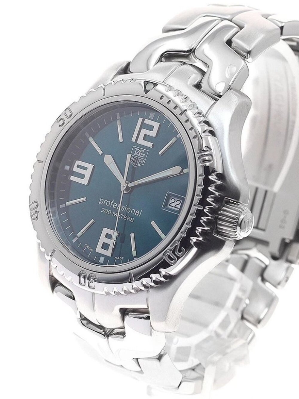TAG HEUER Link WT1119 Limited to 1000 green Dial Quartz Men's Watch_950288